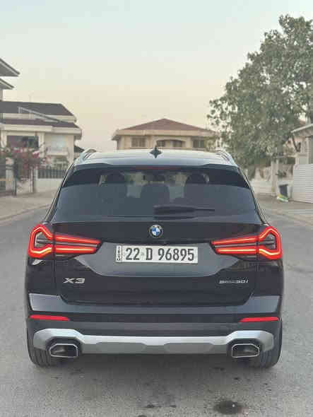 Bmw X3 Sdrive30I 2022 Black 2.0L 4
ماشی:45 الف 
رقم اربيل 
بیها قطعتین صبغ(بابين) 
ارباگ بس كتف 
سعر 30000$
مکان سیارە اربیل 
***********

مواصفات 
بصمە 
کامیرا 
حساس 
رادار 
بانوراما 
سلاید 
S Drive
