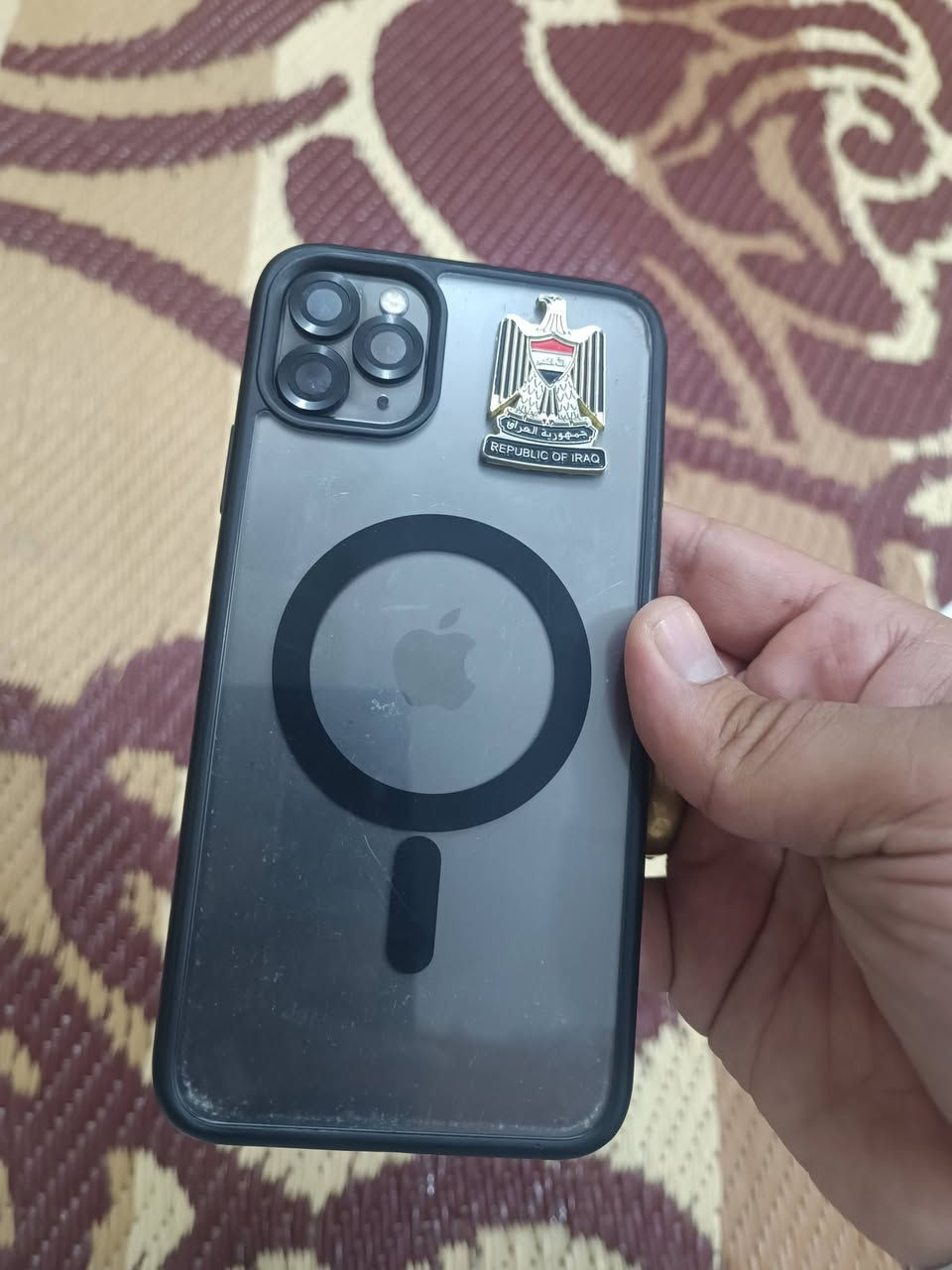 ايفون 11 برو ماكس ذاكره 256 فقط بطاريه مبدل بطاريته 100 بدون ملحقات سعره 325 شراي يتصل فقط اتصال***********
