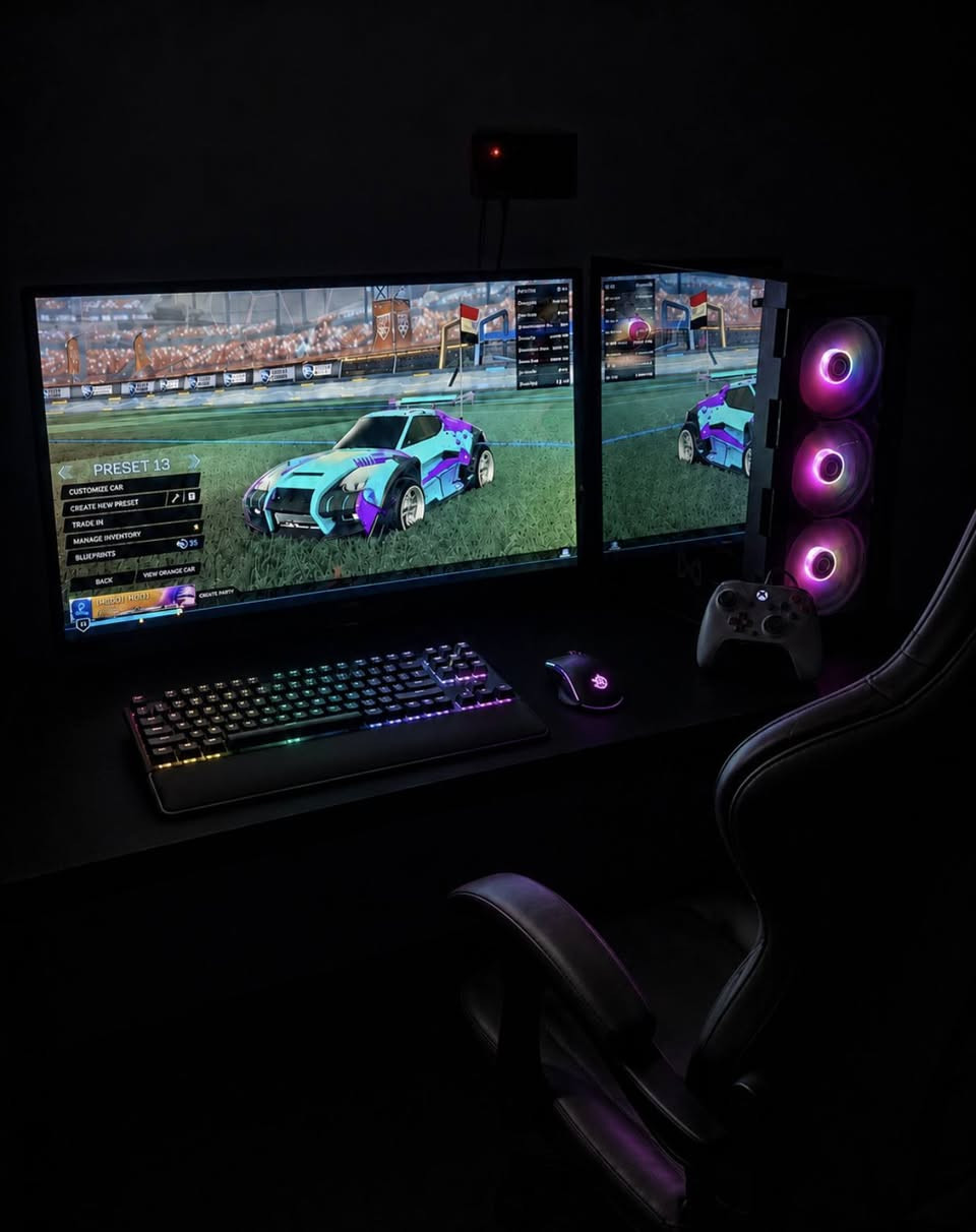 🖥️ PC للبيع
المواصفات:

المعالج: AMD Ryzen 5 3500

كرت الشاشة: AMD Radeon RX 580 8GB

الرام: 16GB DDR4

التخزين: 

SSD 500GB

SSD 2TB

HDD 500GB

مزود الطاقة (Power Supply): 550W

المبرد: مبرد هوائي أصلي من AMD

الملحقات:

كيبورد 

ماوس Redragon

السعر:

625,000 دينار عراقي.

مع جهاز UPS  السعر 700  
 للاستفسار أو التواصل، راسلني على الخاص.


**إذا كنت صاحب هذا الإعلان وتريد حذفه لأي سبب، رجاءا أرسل رسالة إلى الدعم الفني**
