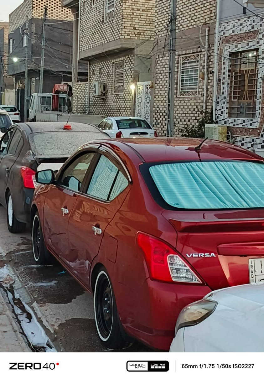 السلام عليكم نيسان فيرسا  البيع او مراوس
موديل 18 رقم الدول الجديد السنويه ال30بشهر ال11يلا تنتهي حبايب كلبي السياره بسمي شخصين تاخذ مني مداور ثاني يوم 
السياره بيها ضرر من امريكا فقط جاملغ امامي جهت العبري  و بل عراق صار بيها قطعتين صبغ و بيها تعدل خفيف بل لغد 
السياره جديده ما عايزها اي شي مكينه و كير و حداديه خير من الله تبريد تخم تاير ابو الخطة ويل حجم 15
داخل اسود اربعه جام كهربائ السياره جاهزه من كلشي
كاعيه جلد تحكم ستيرن 
 كامره خلفيه حساس خلفي 
منضومه زنزن بيها السياره 
و بل عافيه ع ياخذها
 اخواكم و خادمكم امير النعماني مكاني نجف كوفه حي ميسان 
السعر المطلوب 90وبيها مجال  
،***********
