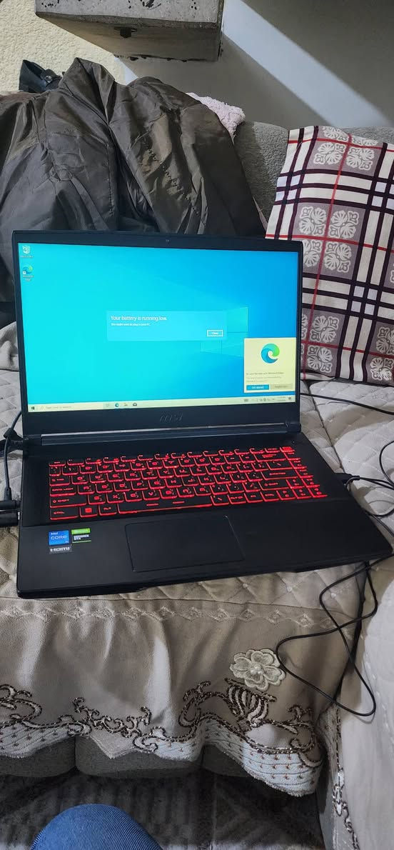 MSI
CI5 GEN 11 H
RAME 8G
HARD 256 SSD
MONITOR 15.6 FHD IPS
GTX 1650 4G
السعر 600 الف


**إذا كنت صاحب هذا الإعلان وتريد حذفه لأي سبب، رجاءا أرسل رسالة إلى الدعم الفني**
