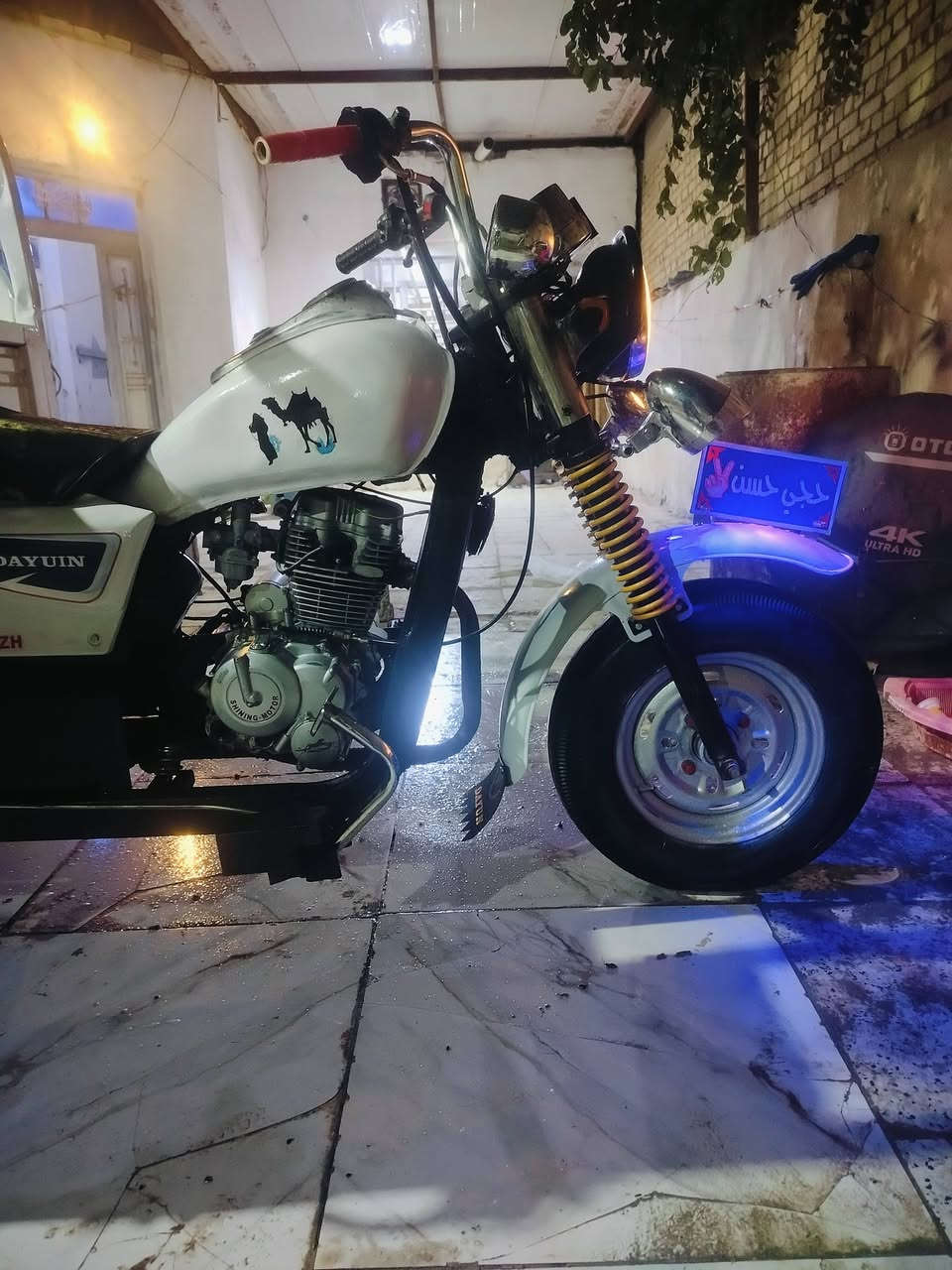 السلام عليكم ستوته للبيع مديل 15 اوراق اصولي محرك 22 جمره مفتوح بستم كهربائيات سلف كله شغاله تايرات جدد جاهزه ترايك وين ماجان السعر مليون و 400 مكاني شطره وهذه رقمي ***********
