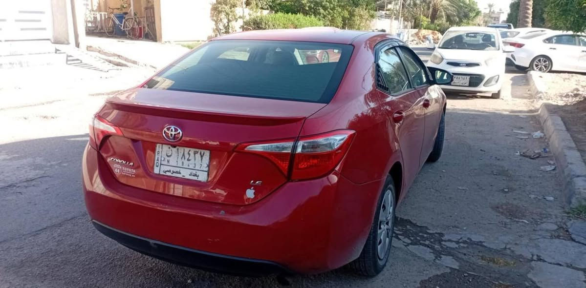 كورلا للبيع فقط
2014حادث باب سايق وخلف سايق فقط بدون دواخل وجاملغ خلفي كلير رقم بغداد مكان سياره بغداد بياع سعر 11.000$
***********
