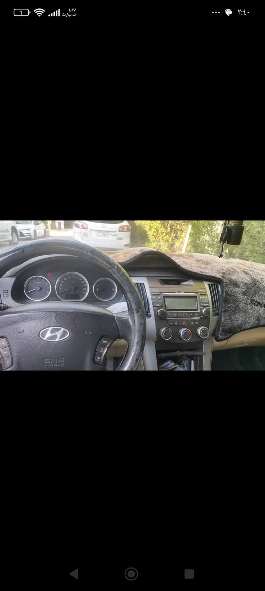 السلام عليكم سوناتا 2009 خليجي اكلين ما عدا بارد باب السايق رقم اربيل محرك 2,4 دوش المرغوب السياره فتحه  تبريد كهربائيات كله شغاله المكان بغداد السعر 115 او بيه مجال بسيط للاستفسار ***********
