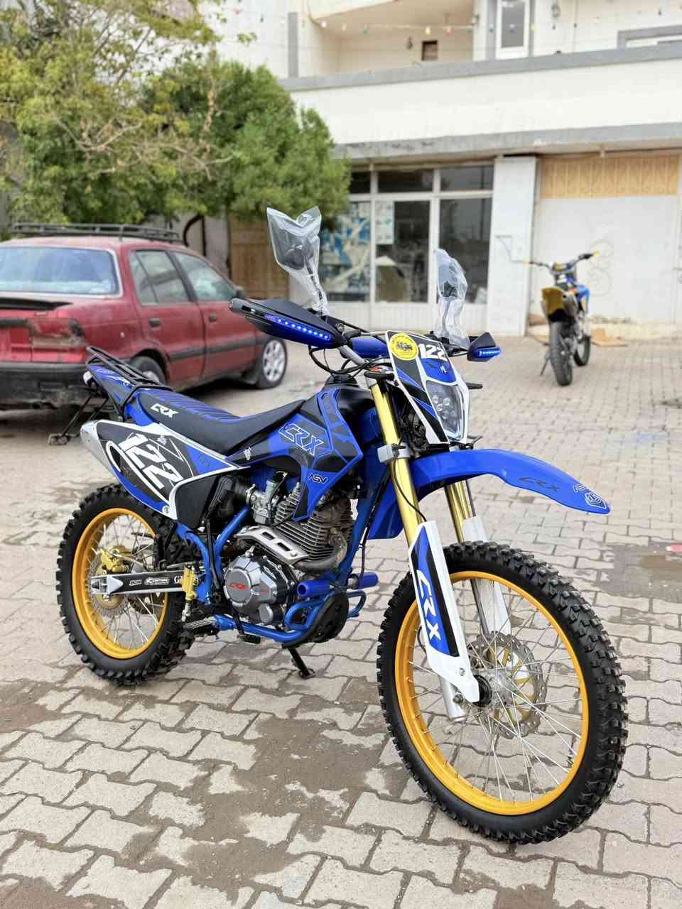 CRX موديل 2025
دراجه جديد جديد ماشالله 

محرك 300 موديل 2025

دراجه بشرط محرك كير بشرط 

مكان كركوك شورجه 

رقم موبايل ***********

***********
