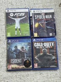 بلي فايف سلم مع جوستكات اثنين  + 4  أقراص  ومع ملحقات كامله + UBS FARB...