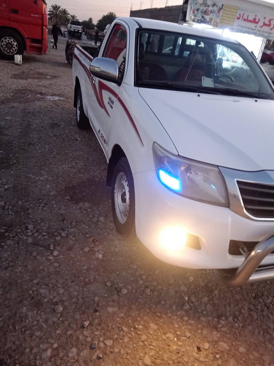 السلام عليكم
للبيع هايلوكس تك غماره موديل 14 رقم قادسيه مشروع وطني تحويل مباشر سياره مكفولة من الفتح والتبديل والصبغ عدا ملاحضات بسيطه محرك كير شاصي مكفولات كهربائيات شغاله حداديه سنترلوك تبريد تدفئه شغاله المكان الديوانية قضاء عفك السعر 158
***********
