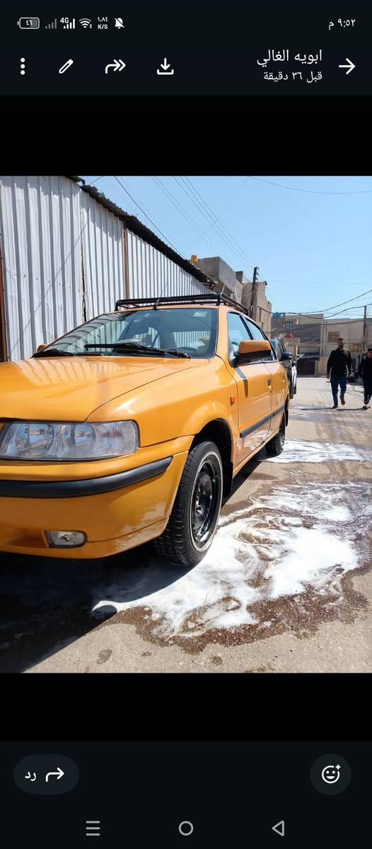 السلام عليكم 
سياره سمند للبيع موديل2011انظف من النظيفه مكفوله كير ومحرك مصفره من الغرامات والهيئه تخم تاير جديد حداديه فول تبريد سياره خير من الله معمره جديد رقم بغداد شرط ثاني يوم تحويل السعر 36وبيه شوفه شي قليل مكان بغداد  رقم *********** غير متواجد على الفيس اتصال فقط على الرقم
