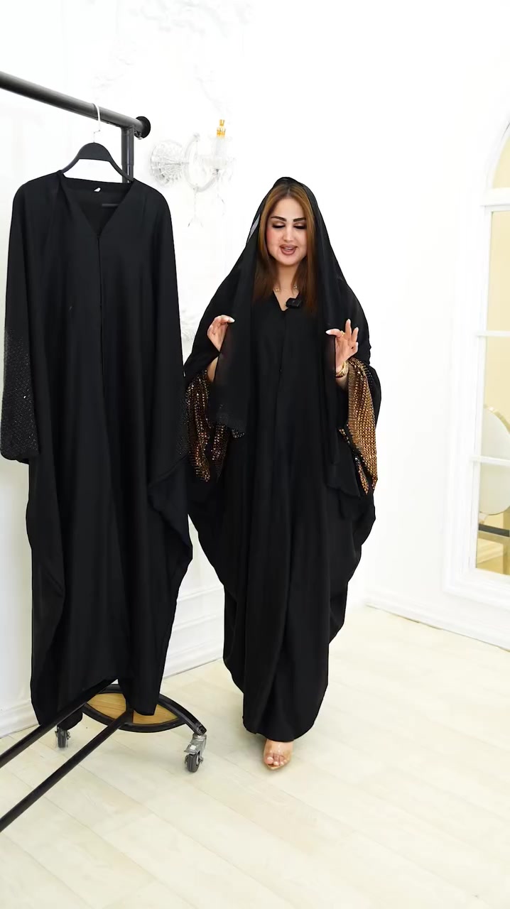 #أحدث صيحات الموضة العالميه

✨الأقماش حرير  أماراتي الأصلي 💯
🪄الشغل ستراس حراري الأصلي
🎗️مڪون من 2️⃣ قطع  
⤶عبايـه ركـلان فري سايز 
⤶شـال
#زجاج

🎗️التلبيس :- من وزن 60 الى وزن 200
🎨🎨 الألوان :-الصورة
←أسـود سادة
←أسـود ذهبي
←أسـود فضي
 #توصيل لجميع المحافظات 
 #ستايل #موضه


**إذا كنت صاحب هذا الإعلان وتريد حذفه لأي سبب، رجاءا أرسل رسالة إلى الدعم الفني**