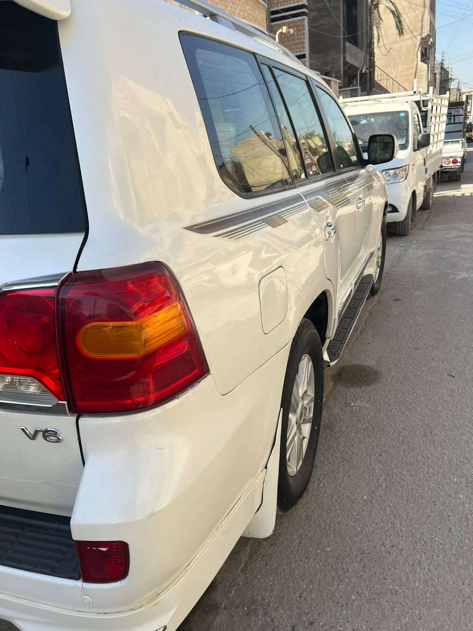 جكساره لاندكروز  2013 للبيع رقم بغداد به صبغ بابين جهة السايق فقط والباقي مكفوله مكانه بغداد الشعب تخم تاير جديد فتحة سقف وكشن السايق كهربا للاستفسار علئ الرقم
‏‪***********‬‏ غير موجود علئ خاص
