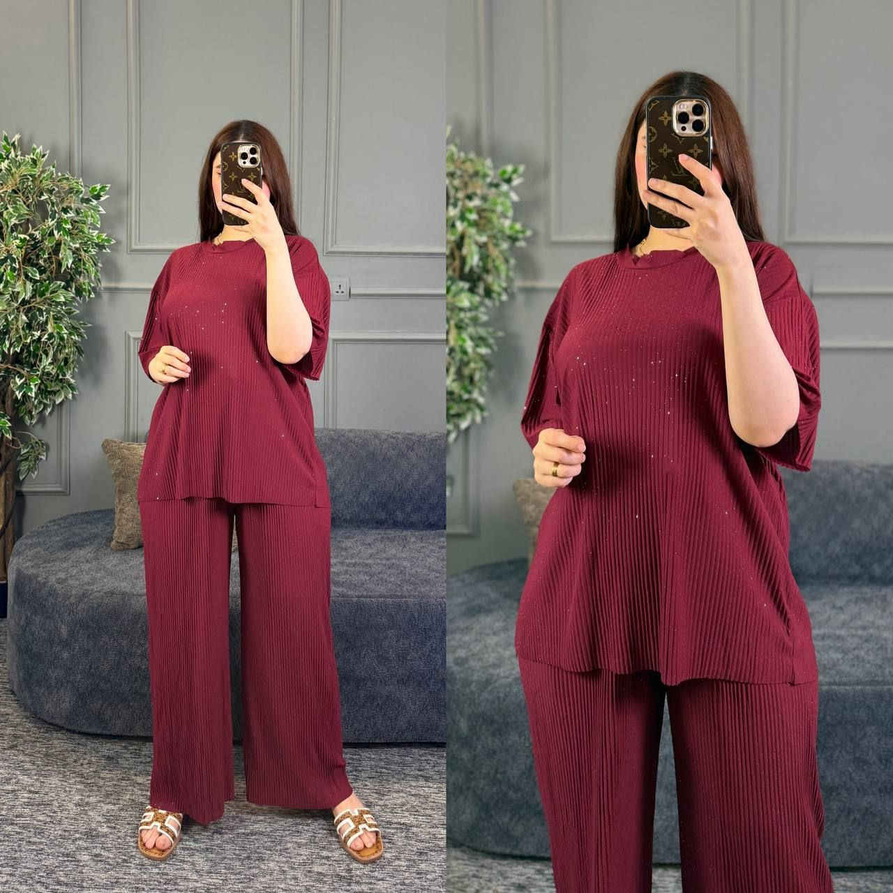 تراك نسائي
خامه _اكلنس درجة_اولى 
القياس فري سايز من وزن 40 لحد وزن 85 كيلوو يلبس 
السعر خاص 
توصيل الجميع المحافظات


**إذا كنت صاحب هذا الإعلان وتريد حذفه لأي سبب، رجاءا أرسل رسالة إلى الدعم الفني**