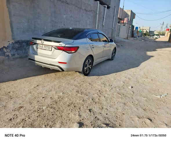 نيسان سنتره مديل ٢٠٢٣سياره جاهزه من كلشي رقم معوقين تبديل بنيد فقط ولجاملق بي بارد بقيت السياره كفاله حداديه جديده تخم تاير السعر ١٤٠وبيها مجال ***********
