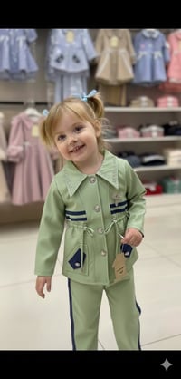 طقم بناتي • خامة فول • ٢-٥ سنين