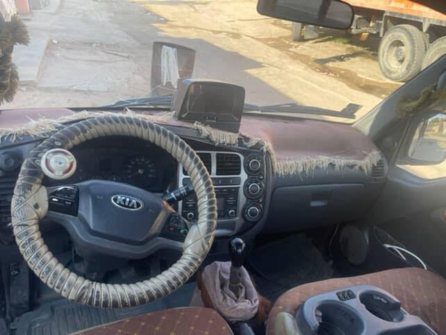 كيا حمل 2019السياره كير ومحرك شرط لا صرف ولا بخار السياره مرتجيه على جهة السايق القماره بيها شي بسيط 
العنوان صلاح الدين بيجي 
رقم الهاتف ***********
السعر 95قفل ومراوس عادي يرهم
