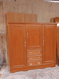 كنتور ثلاث أبواب • صاج رمادي • بوفيه نضيفه