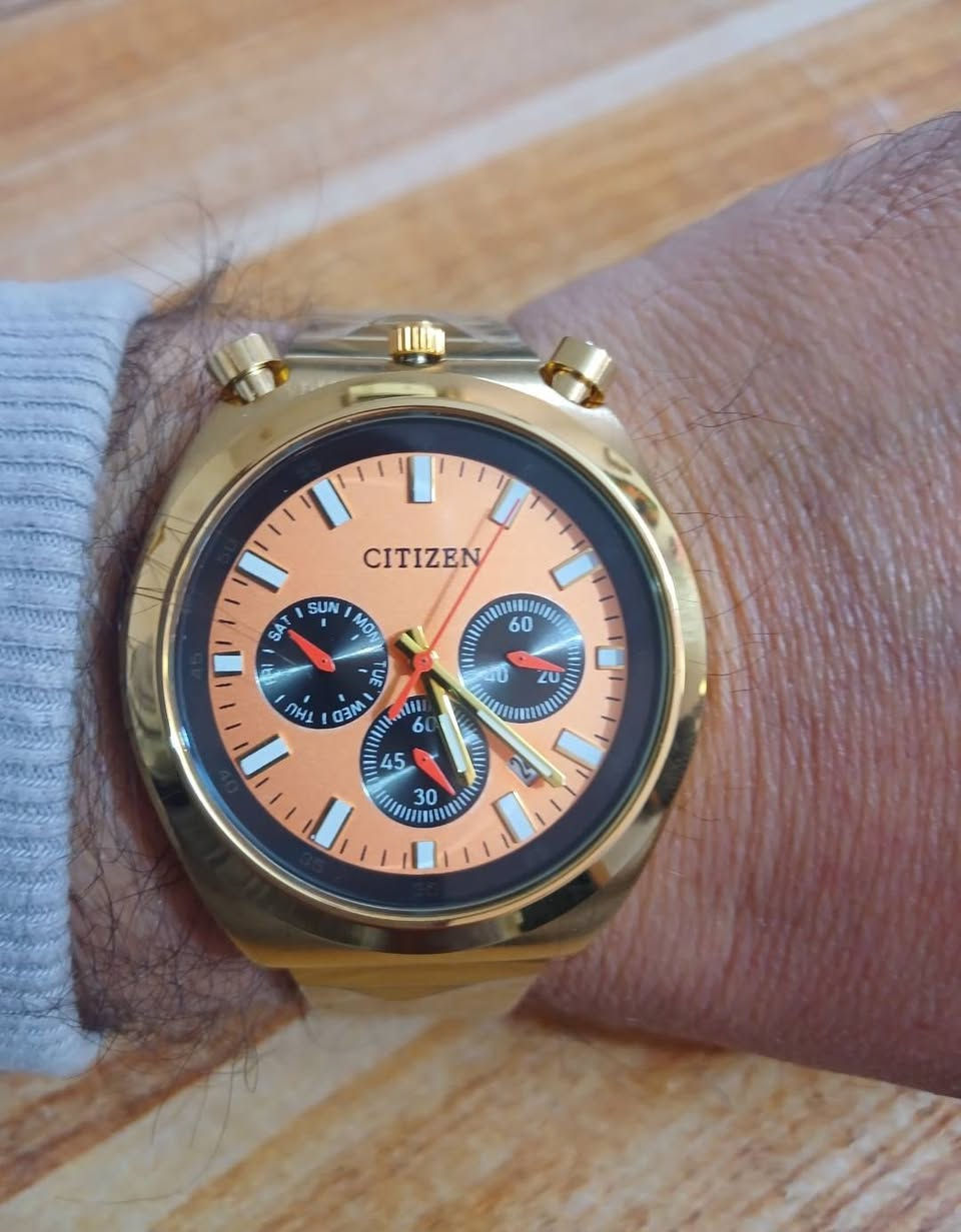 ستزن ياباني  نسخه افلام ستار وورز العالميه
باله مخزن غير مستخدم

مكينه ياباني  

ستانر شغاله مع  منفذ شهري 

مكينه حركه اوتوماتيك نضام كوارتز 

ستوب ووتش 

معدن ستانلس ستيل ضد الماء 

الاميال و الارقام كلها  من حجر الكوارتز المضئ

المينه لون  برتقالي مميز جدا جدا 

السعر 35 الف على اول تم 

ملاحضه القطعه واحده فقط
تابعني دئمن انشر ساعات قديمه وجديده


**إذا كنت صاحب هذا الإعلان وتريد حذفه لأي سبب، رجاءا أرسل رسالة إلى الدعم الفني**