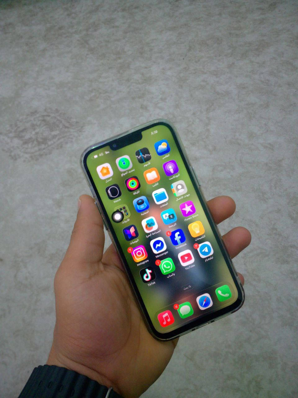 سلام عليكم
للبيع آيفون 13 برو ماكس 

جهاز نضيف وكله شغال فيس إيدي صوت كأمره سيم كارت جهاز كله شغال 

مبدل شاشه وضهر وكامره ٣ وبطاريه ام النسبه نوعيات جيدا 

ذاكره 256  

تك شريحه

جهاز كلشي ماويا 

مكان كوت فلاحيه

 سعره ٤٢٥ وبي مجال 

واتس ***********

اتصال ***********
