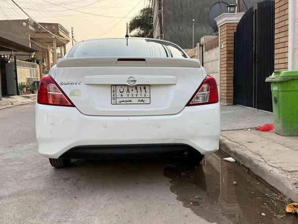 نيسان صني هندي  ٢٠٢٠ أبيض رقم بغداد بأسمي ماشية ١١٥ km  بيه حادث بالامام وبدلت البنيد اصلي وتعديل الحاملغ بارد للبيع بسعر ٩٥ ورقة وبيها مجال للإستفسار الاتصال *********** بغداد الدورة

