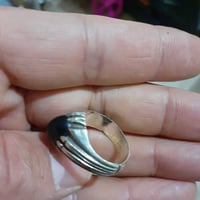 محبس فضة • حجر عقيق • قديم