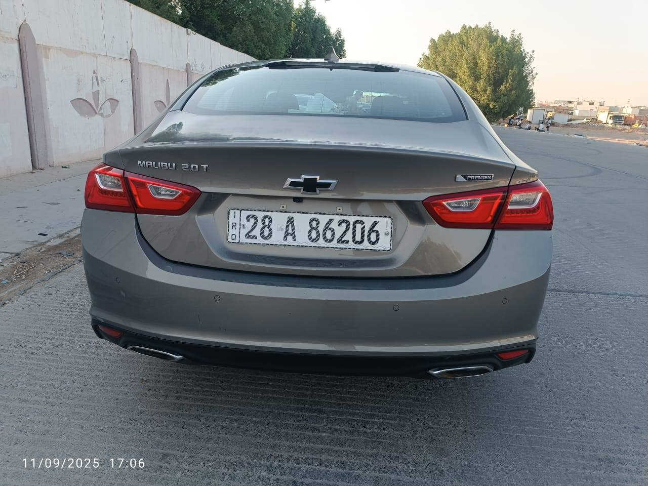 سلام وعليكم
للبيع
ماليبو 2018
فول الفول
على مواصفات
مكينة 2000 تيربو
مكان السيارة نجف
السعر 115
***********
