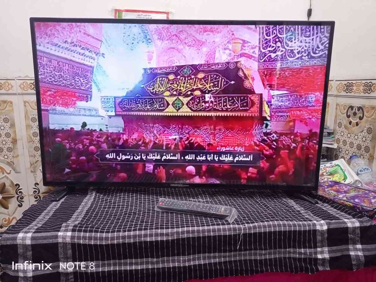 السلام عليكم شاشه للبيع حجم 43 شاشه جنرال سمارت انترنت ضد الكسر اي نقص ما بيها السعر 210 عنوانه كربلاء قنطره السلام شارع المدرسين التفاصيل***********
