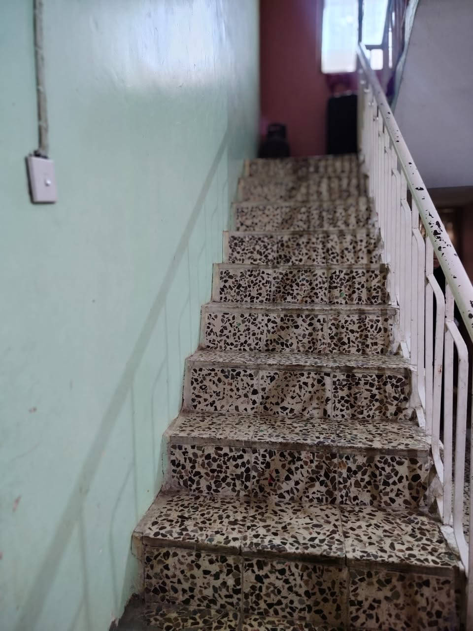 سلام عليكم
دار سكني للبيع 
المساحه ٣٠٠م
بيت ركن
طابقين
بناء طابوق وكونكريت 
الطابق الاول  يحتوي علئ غرفتين نوم وصاله ومطبخ وبراني وحمام داخلي
الطابق الثاني يحتوي علئ ٣ غرف واحده منها نضام سويت
الموقع الديوانيه حي الجزائر 
للاستفسار  اتصال ع الرقم
***********
