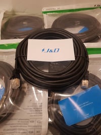 توفر كمية كيبلات لان Cat 8  9 متر  بسرعة نقل يصل الي 40 كيكا في الثاني...