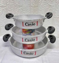 سيت طاوات كاسيو • 3 قطع • ألمنيوم