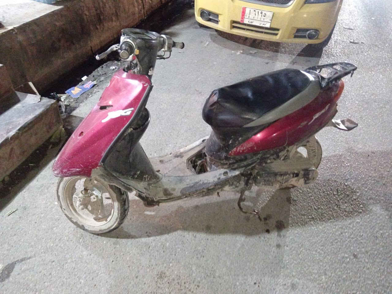 السلام عليكم ماطور بانزين شغال بس ناقصو باتري 
ادفع سعر رقمي ***********
