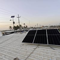 وبركاته : عمل اليوم منظومه 4امبيرنهاراً 4امبير ليلاً  تكونت من انفيرتر...