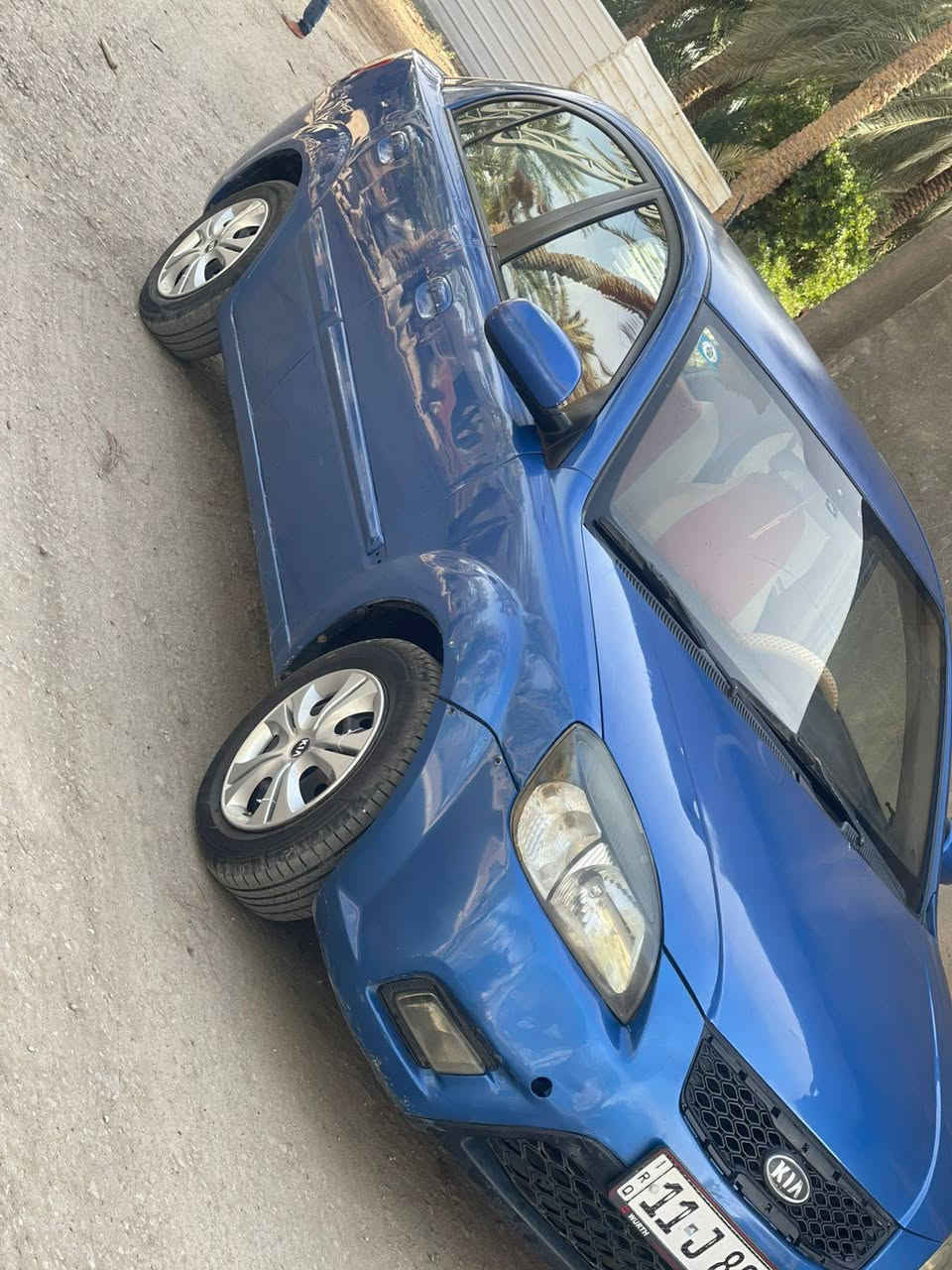 ياالله للبيع ريو موديل 2010 رقم بغداد انكليزي  وارد امريكي كير مكينه حاويه تخم تاير لايت زنون علي ناصي بدون ضربه قويه بيه مكانات صبغ قليله السعر 75 وبيه مجال قليل العنوان بابل قضاء المحاويل رقم الهاتف ‏‪***********
