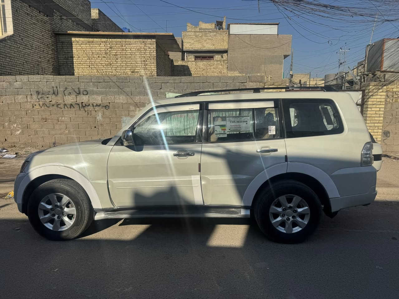 باجيرو 2014
اللوان صدفي رقم واسط
فول خليجي 
ماشية 226 الف
كشنات جلد كهربائية 
6 سلندر  3500
كير محرك نظيف
فتحه سقف 
شاشه كامره  
حساس خلفي أمامي 
مري شفط 
تبريد 3 قطع 
دشبول ودواخل موشم اسود 
ويل كب تايرات تخم جديد
لد خلفي لايتات زنون
7 راكب 
باقي مواصفات 
السيارة مصبوغة صبغ عام ….
السعر 115$ 
إي استفسار  
***********
مكان السيارة بغداد البلديات
