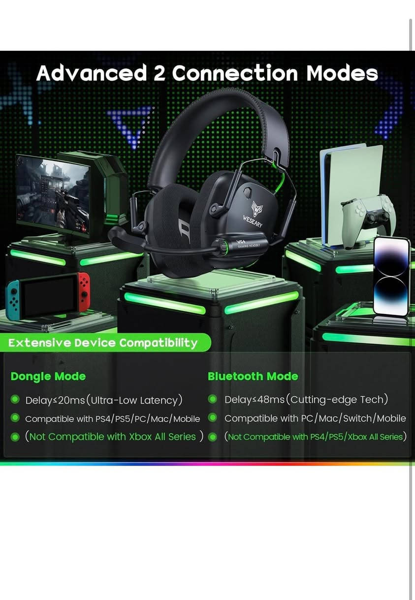 ارفع مستوى تجربتك في الألعاب مع سماعة VAKEDY HW20 الاحترافية! 🎮🎧
سواء كنت تلعب على الكمبيوتر، أو PS5/PS4، أو حتى السويتش والموبايل، هذه السماعة هي رفيقك المثالي لتحقيق الفوز.

✅ صوت محيطي 360 درجة: لتسمع كل حركة حولك بوضوح.
✅ مشغلات صوت ديناميكية 50 مم: لتجربة صوتية غامرة.
✅ إضاءة RGB: تصميم أنيق يضيف لمسة مميزة لـ "سيت أب" الألعاب الخاص بك.
✅ متوافقة مع كل المنصات: PC، بلايستيشن، نينتندو، وأجهزة الموبايل.
لا تدع أي تفصيل يفوتك في لعبتك القادمة! 🚀
#Gaming #Vakedy #GamingHeadset #PCGaming #PS5 #سماعات_ألعاب #جيمينج


**إذا كنت صاحب هذا الإعلان وتريد حذفه لأي سبب، رجاءا أرسل رسالة إلى الدعم الفني**