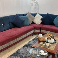 كنب حرف L • قطعة مفردة كبيرة