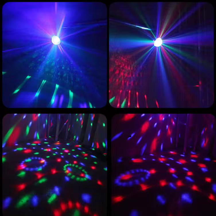 إضاءة حفلات LED Magic Ball مع ريموت كنترول

• إضاءة حفلات LED مدمجة بتأثير Magic Ball تضيف أجواء مميزة للحفلات والمناسبات داخل المنزل.

• تعمل بقدرة 3 واط أو 6 واط (حسب الموديل 3x1W أو 6x1W) لإضاءة واضحة ومناسبة للأماكن الداخلية.

• مزودة بريموت كنترول للتحكم السريع بالتشغيل والإيقاف، أوضاع الإضاءة، ووضع الصوت.

• تدعم وضع التفاعل مع الصوت (Sound Active) مع عدة أنماط: إضاءة ثابتة، ديناميكية، وتأثير ستروب.

• إمكانية التحكم بسرعة دوران المحرك من خلال أزرار التحكم.

• مصممة للعمل على كهرباء AC 100-240V أو عبر DC 5V/1A.

• نوع المنتج: LED Party Light
• التأثير: LED Magic Ball
• مصدر الإضاءة: 3x1W أو 6x1W
• القدرة: 3 واط / 6 واط
• العمر الافتراضي للمصدر: 200,000 ساعة
• الكهرباء AC: ‏100-240V / 50-60Hz
• الكهرباء DC: ‏5V / 1A
• الاستخدام: داخلي

محتويات العلبة:
• جهاز إضاءة LED Party Light
• ريموت كنترول
• ورقة تعليمات الاستخدام
(بسعر 10الاف فقط 🔥🔥)


**إذا كنت صاحب هذا الإعلان وتريد حذفه لأي سبب، رجاءا أرسل رسالة إلى الدعم الفني**