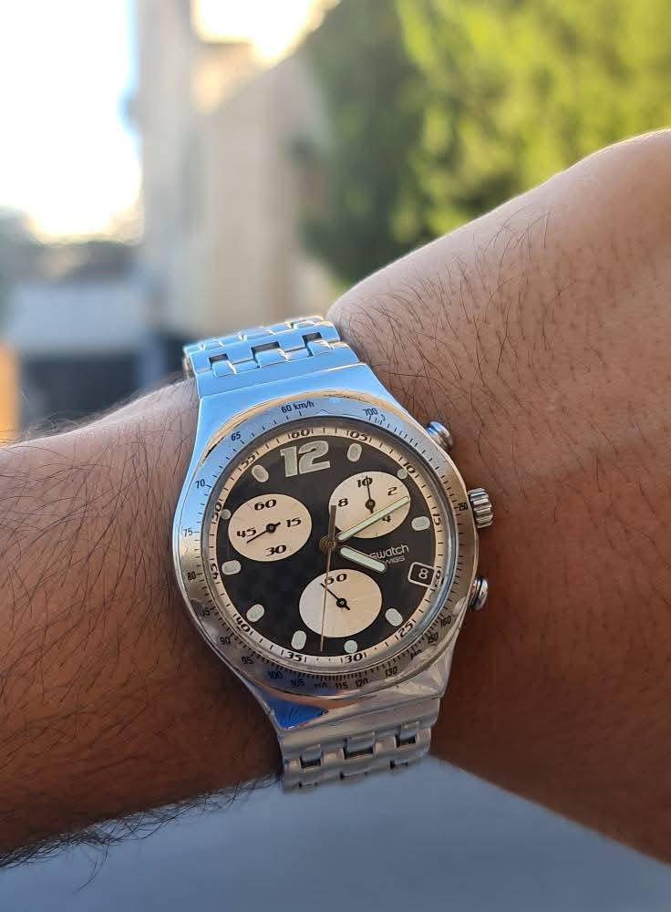 SWATCH SWISS MADE 🇨🇭🇨🇭

حجم 40mm، نظام كروناغراف ستوب واتش تاريخ 

 إضاءة ليلية عقارب وأرقام مضيئة Luminous 

موديل مميز ونادر 

للبيع بسعر مغري وحرق 🔥🔥🔥
والله يبارك لصاحب النصيب 🌹❤️

للتواصل على الرقم التالي او على الخاص 0795472588 

✨️يرجى متابعة الصفحه لكي يوصلكم كل ما هو جديد ✨️⌚️


**إذا كنت صاحب هذا الإعلان وتريد حذفه لأي سبب، رجاءا أرسل رسالة إلى الدعم الفني**