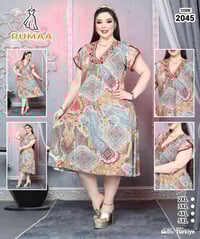 دشداشة • زبدة تركي • مقاسات ٢x-٣x-٤x-٥x