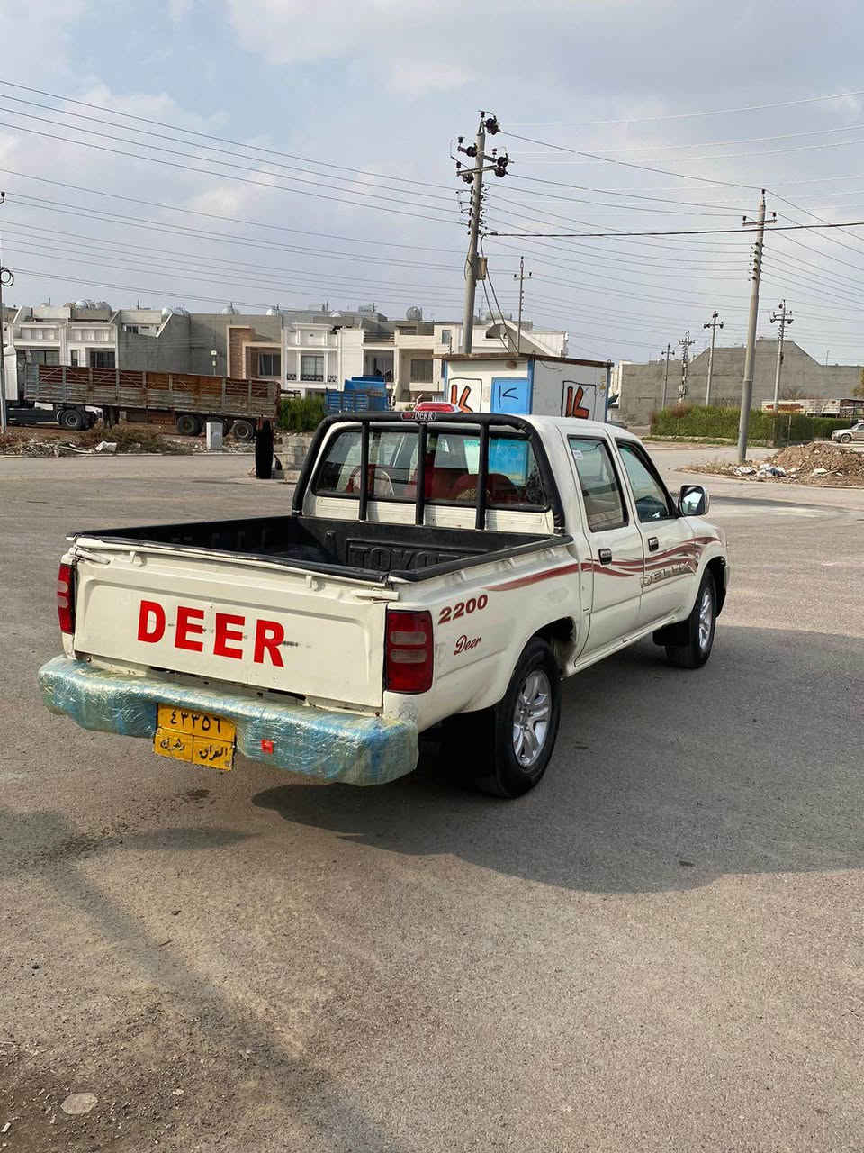 بيكاب دير موديل ٢٠٠٦  غاز و بةنزين ٩ وةرةقة غرامةي لةسةرة دواي محمةلة بوت دةگةرينمةوة ناوسور بودي قولاب مةرغوب جوار تايةو ويلي ٢٠١٠ ي كراوةتة سةر گير و مةكينة اكسل توندو تولي بةشةرت سةيارةيةكي جايزة  يةك دينار مةسرةفي نية مالي كةسابةتة سحري ٤٧ و محمةلة لة هةوليرم *********** أربيل, العراق
