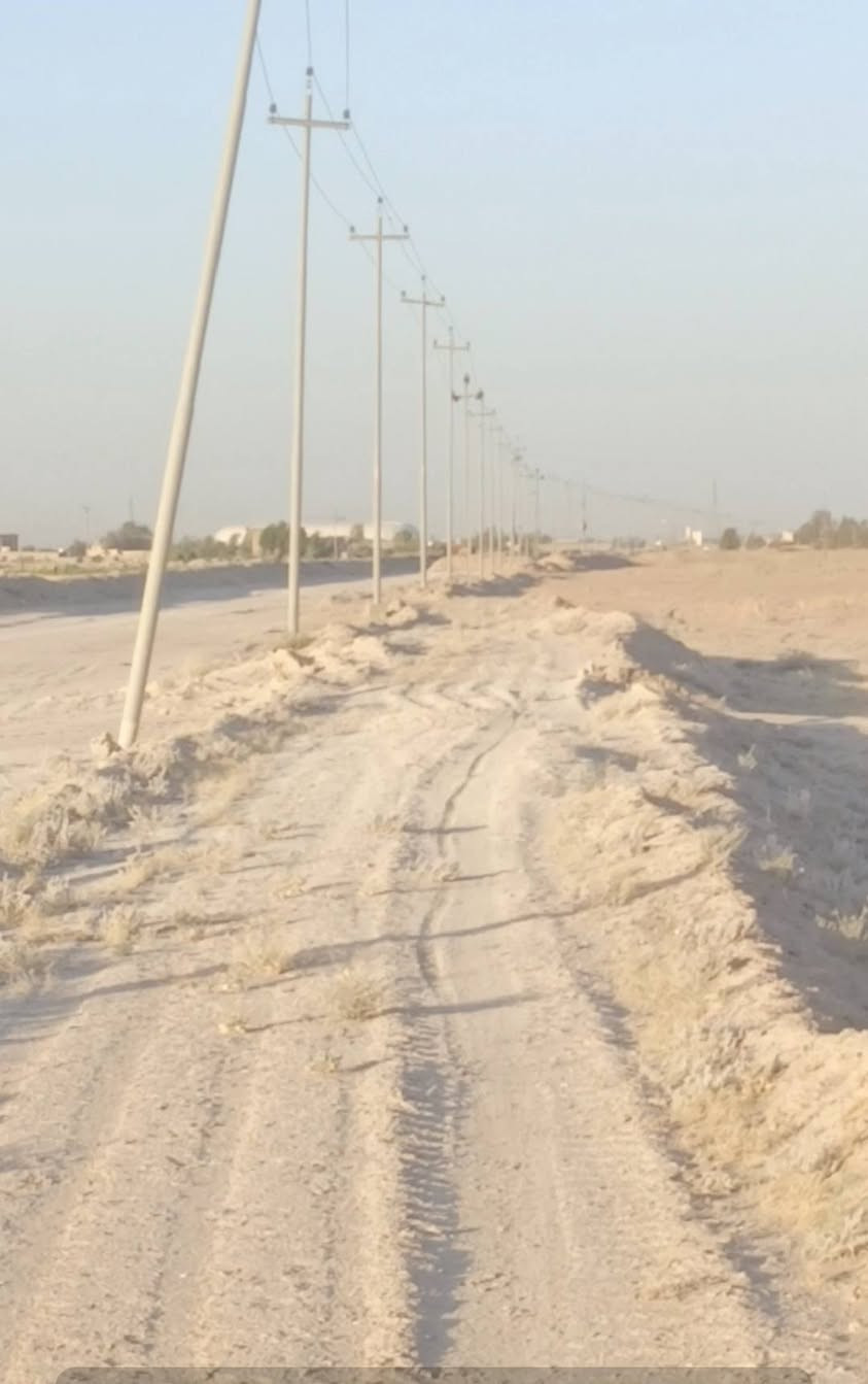 قطعه للبيع مساحه 280 كربلاء خلف الملعب اذا رايد 100 متر ابيع بابو صرف‏‪***********‬‏
