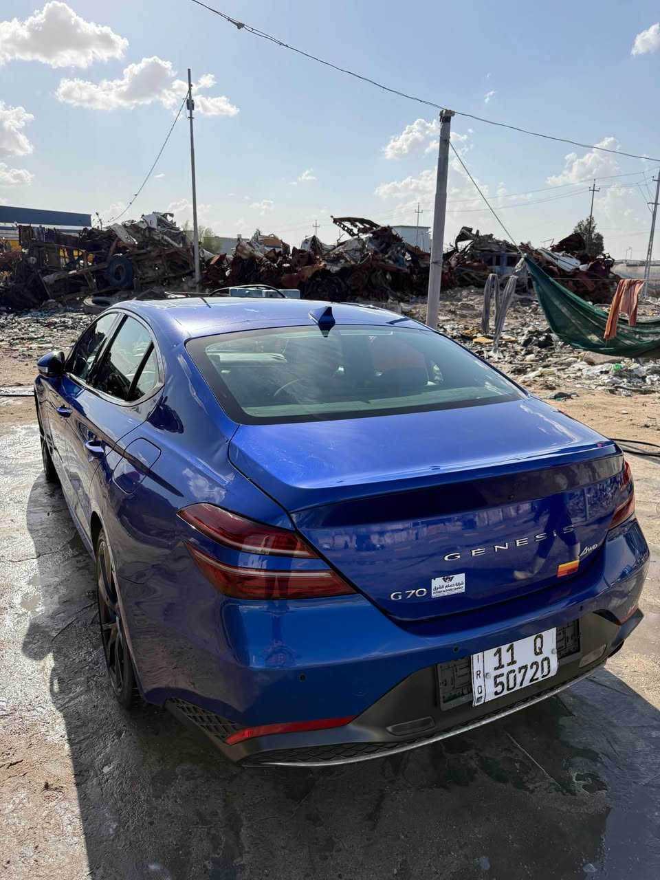 هونداي جنسيز موديل 2023 g70
ماشية 29 الف
فول مواصفات 
مكينة 2000 تيربو 5 وضعيات للقيادة فور ويل
رقم بغداد السيارة بأسمي تحويل مباشر 
السيارة وراد امريكي ضررها الحادث بالصندوك بدون ايرباك 
السعر 188 قابل للتفاوض
للاستفسار *********** البصرة, العراق
