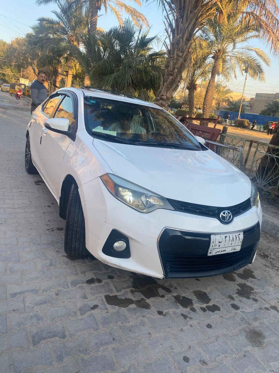 السلام عليكم كورلا وارد امريكي 2016 فئة S فول عدا بصمة حادث بل منشور  ملاحضة بيه خيط تبخير
***********
