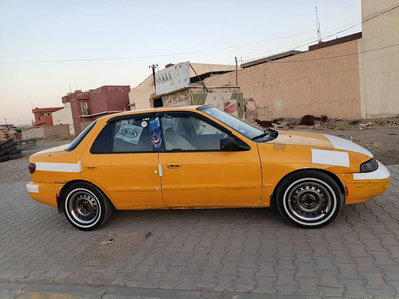 للبيع ومراوس ابخصوصي كيا سيفا رقم كركوك تحويل وكاله دفتر بانزين بيها موديل 94كير محرك صدر شرط بدون حادث محرك فل( السعر 24)بيها مجال (***********)
