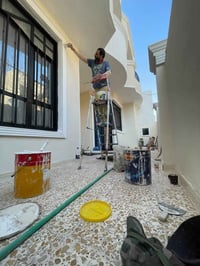 مستعدين كافه أنواع الصبغ والديكورات وبرخص الأسعار الاستفسار رقم 077157...