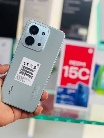 ‏الفحص قبل الاستلام الاصلي من ريدمي
‏ريدمي 15c
‏عليه عرض 🔥  الذاكرة، 256الرام 16
‏الشاشة: IPS LCD كبيرة (6.9 بوصة في بعض الإصدارات) بمعدل تحديث 90Hz أو 120Hz.
‏المعالج: MediaTek Helio G81 Ultra.
‏الكاميرات: خلفية رئيسية 50MP، وأمامية 8MP.
‏البطارية: 6000mAh مع دعم شحن سريع 33W، ومنفذ USB Type-C.
‏بسعر 140الف فقط 
‏ملاحظه 
‏نفس مواصفات وصور موجوده بالاعلان  عندما يستلم الزبون الجهاز ***********
‏
