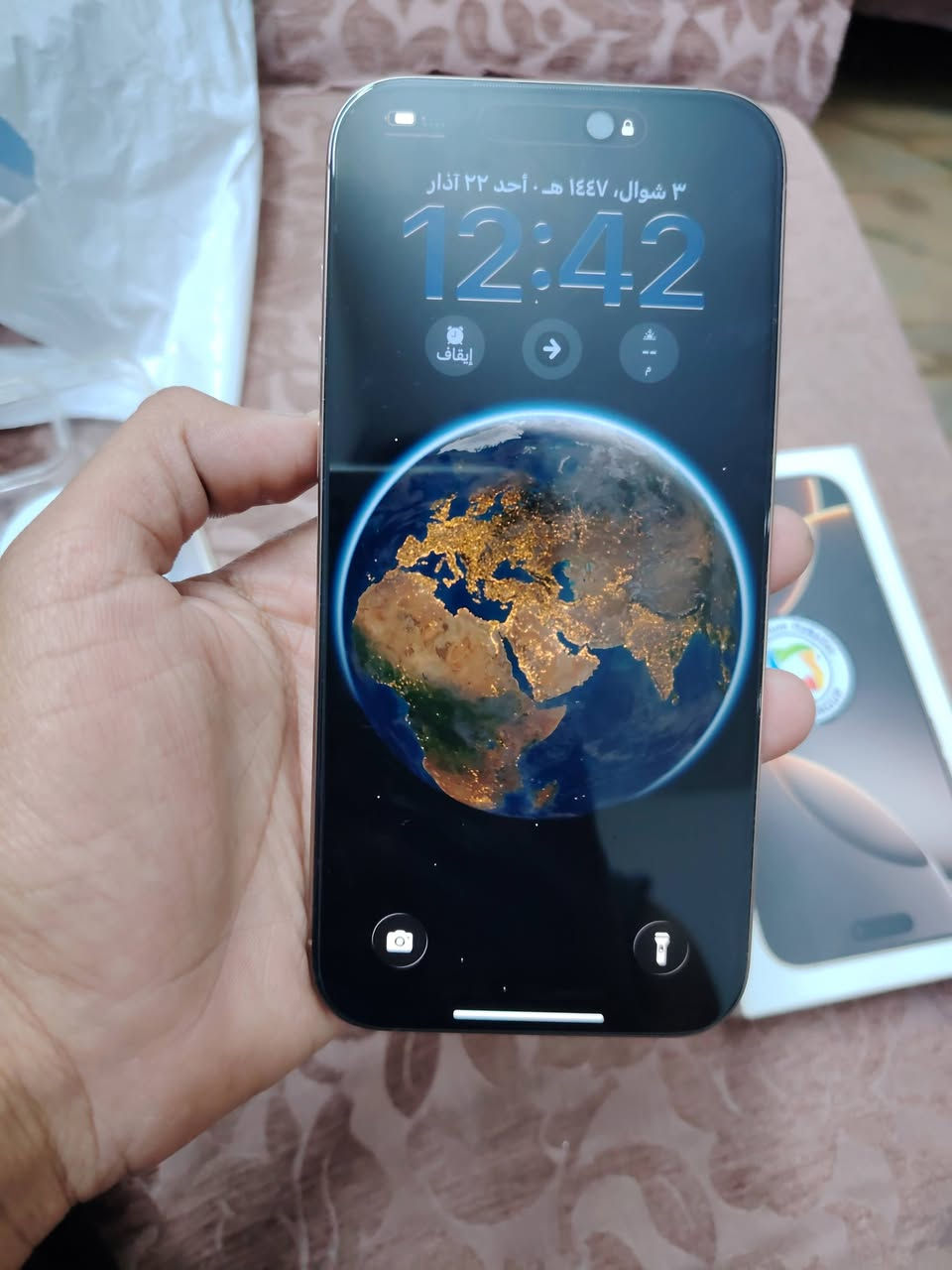 16 برو ماكس بطاريه 100 داخل ضمان ذاكره 256. مكاني بابل الاسكندرية 
***********
