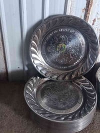 صحن استيل • ٧٠سم • ٦٠قطعة