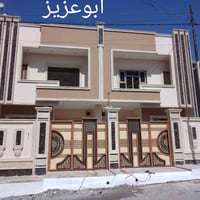 الحمدلله تم اكمال صبغ الواجهه وصبغ المناور وصبغ ستاير السطح وصبغ الابو...