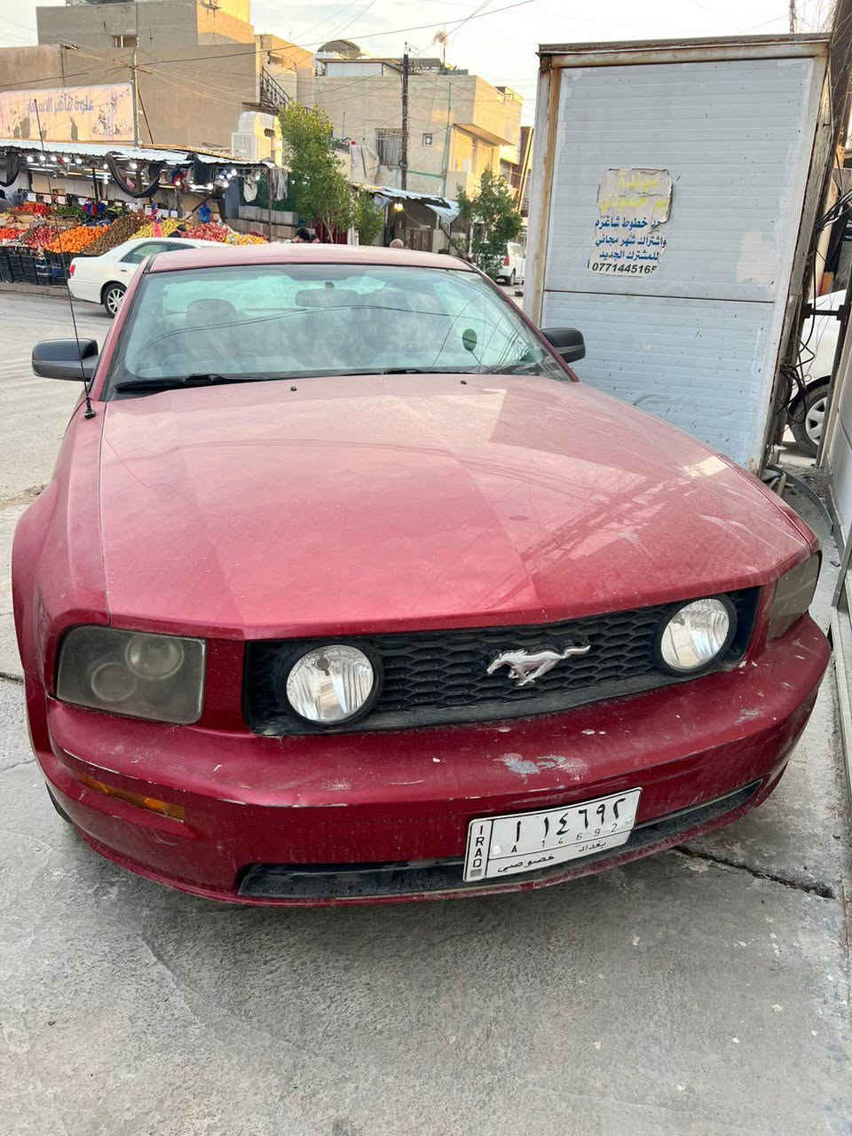 السلام عليكم

موستنك 2009 السياره خير من الله مناقصه شي واحله من الصوره حادثه جاملغ وباب حسب كلام صاحبه اني مكلف بالنشر ويكول وين متريد تفحص افحص  السعر 65 وبيه مجال مكانه بغداد حي الجامعه للاستفسار الاتصال 

*********** بغداد, العراق
