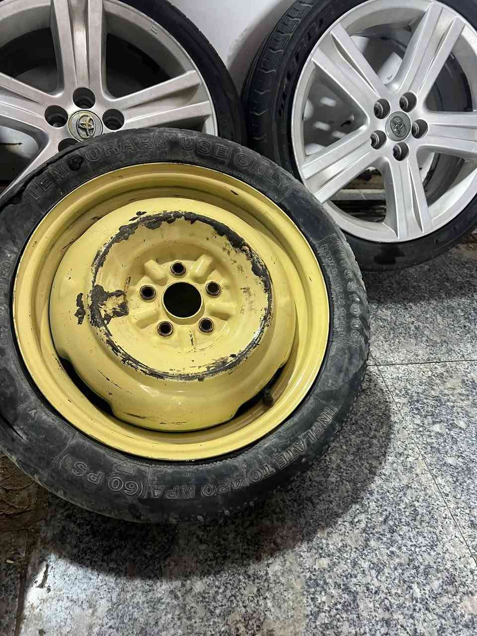 تخم ويل كاب سبورت رياضي مع تخم تاير نضيف مع سبير ب٢٠٠ الف مكان كربلاء طويريج ***********
