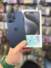 ايفون 15 برو ماكس  لون ازرق ضمان الوكالة ABM  بطارية 89‎%‎  نظافة 100 ...